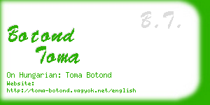 botond toma business card